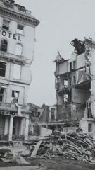 Albany Hotel bomb damage